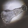 Купить Ваза для цветов "Стройная", автор Мунтян Ю.А., стекло, алмазная грань, шлифовка, Ленинградский завод художественного стекла (ЛЗХС), СССР, 1950-1960 гг.
