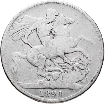 купить Великобритания 1 крона (crown) 1821 Георг IV