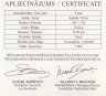 Купить Латвия серебряные 5 евро 2014 Proof "Айнажское морское училище"