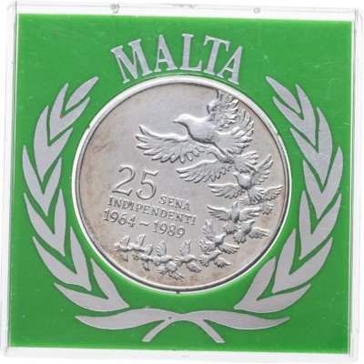 купить Мальта медаль "25 лет независимости 1964-1989" в капсуле