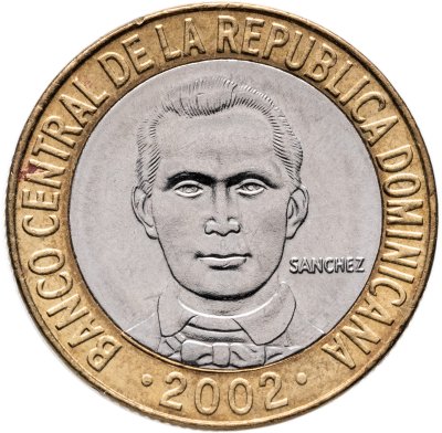 купить Доминикана 5 песо (peso) 2002