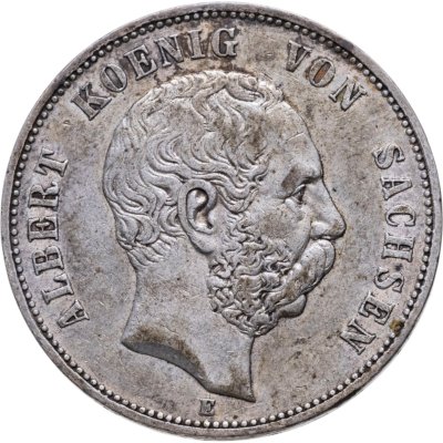 купить Германская империя (Саксония) 5 марок (mark) 1902