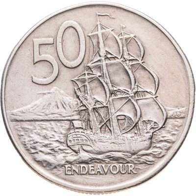 купить Новая Зеландия 50 центов (cents) 1973