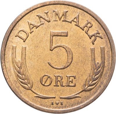 купить Дания 5 эре 1972