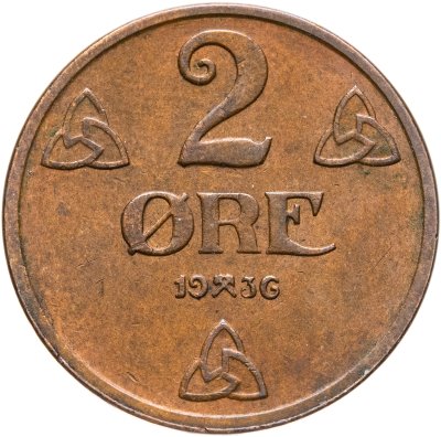 купить Норвегия 2 эре 1936