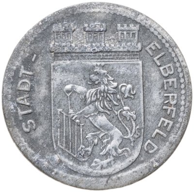 купить Германия, Элберфельд 5 пфеннигов 1917