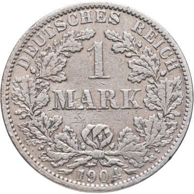 купить Германия 1 марка (mark) 1904 A знак монетного двора: "A" - Берлин