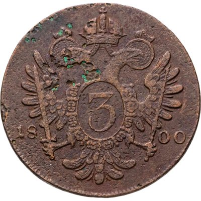 купить Австрия 3 крейцера 1800