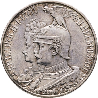 купить Германия (Империя) 2 марки (mark) 1901 "200 лет Пруссии"