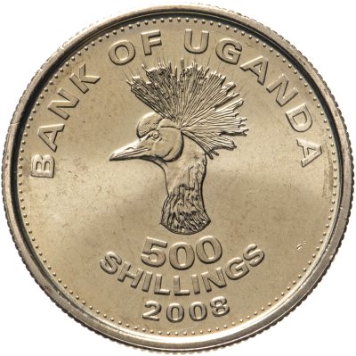 купить Уганда 500 шиллингов (shillings) 2008
