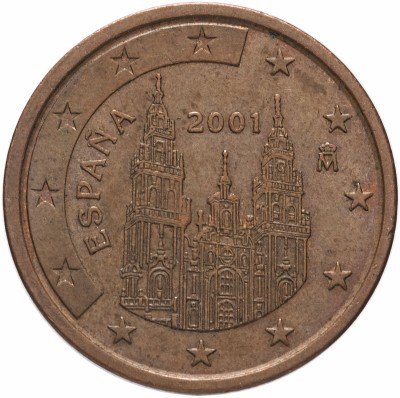 купить Испания 5 центов 2001