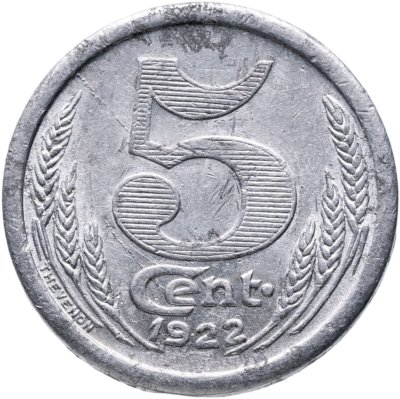 купить Франция, Департамент Эр-и-Луар, нотгельд 5 сантимов 1922