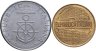 Купить Италия набор 2 юбилейных монет 1981-1996г
