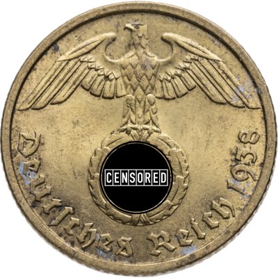 купить Германия (Третий рейх) 10 рейхспфеннигов (reichspfennig) 1938 J