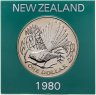 Купить Новая Зеландия 1 доллар 1980 "Птицы Новой Зеландии - Веерохвостка"