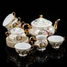 Купить Сервиз чайный "Мадонна" на 6 персон (15 предметов), фарфор, деколь, золочение, Leander (Леандер), Чехия, 1995-2003 гг.