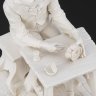Купить Скульптурная композиция "Часовщик за работой", мануфактура Simeo (Capodimonte), бисквит, Италия, 1960-1980 гг.