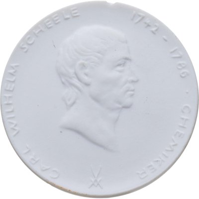 купить Германия медаль Мейсен фарфор "Карл Вильгельм Шееле"