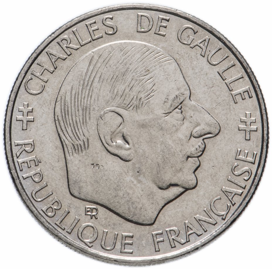 купить Франция 1 франк 1988 Шарль де Голль