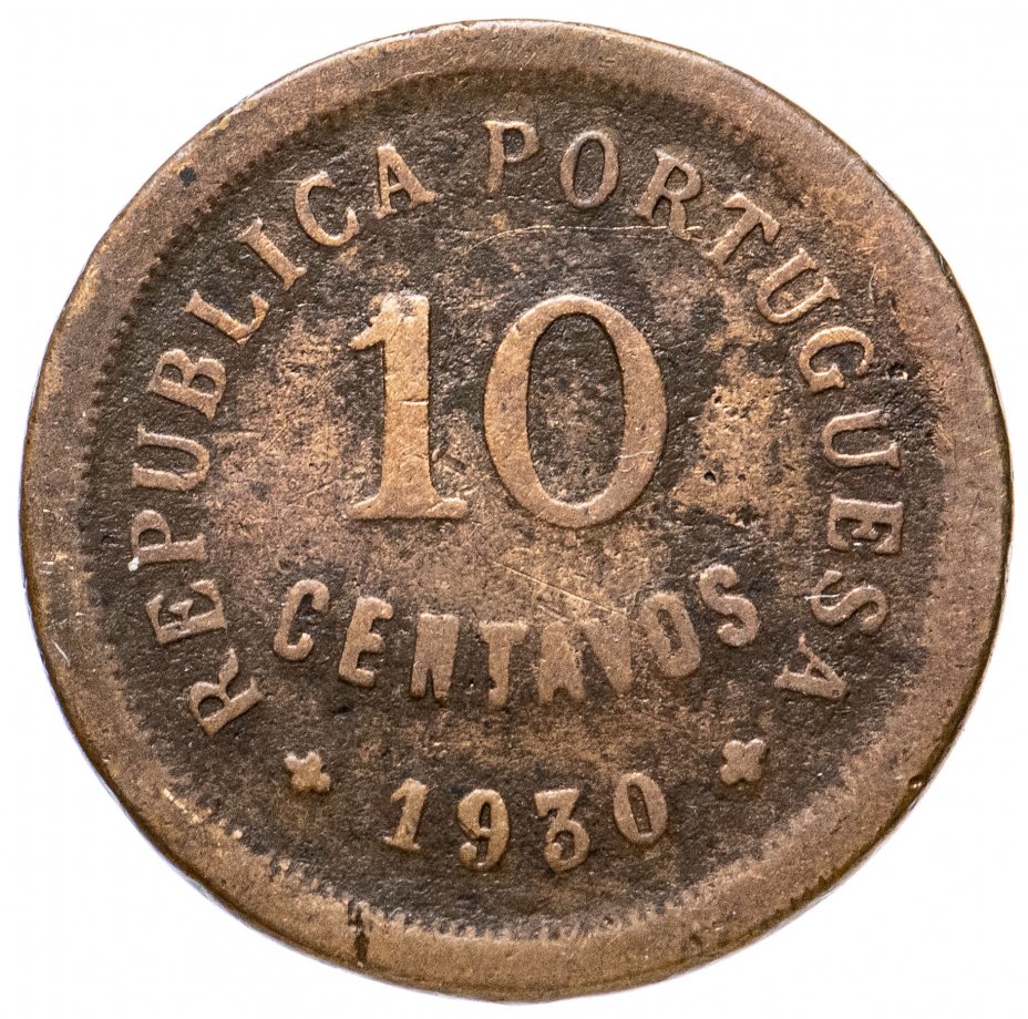 купить Кабо-Верде 10 сентаво (centavos) 1930