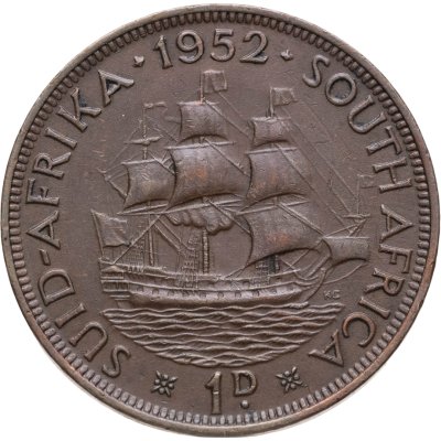 купить ЮАР 1 пенни (penny) 1952