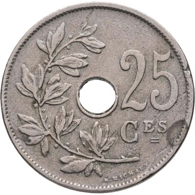 купить Бельгия 25 сантимов (centimes) 1929 Надпись на французском - 'ROYAUME DE BELGIQUE'
