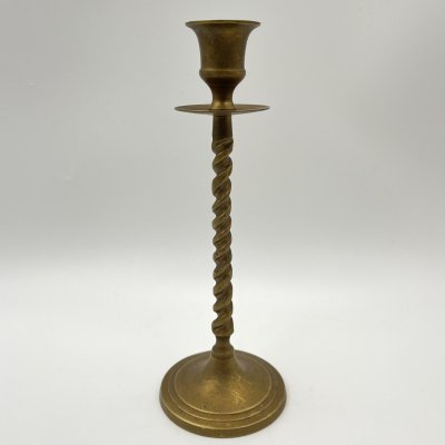 купить Подсвечник с витой ножкой, латунь, Индия, 1970-1990 гг.