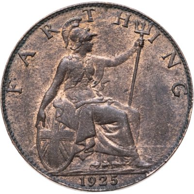 купить Великобритания 1 фартинг (farthing) 1925