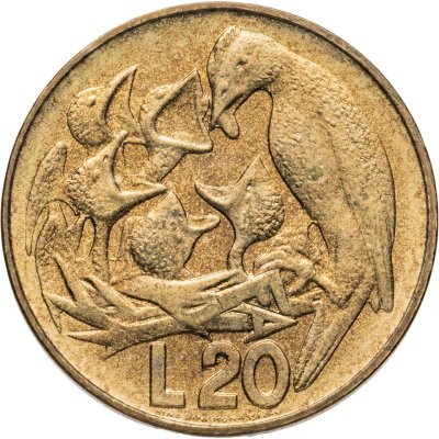 купить Сан-Марино 20 лир (lire) 1975 Любовь у животных