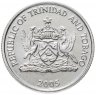 Купить Тринидад и Тобаго 10 центов 2005 "Гибискус"