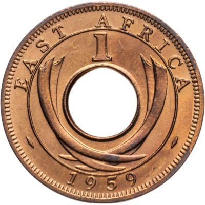 купить Британская Восточная Африка 1 цент 1959