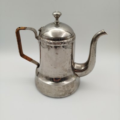 купить Кофейник, Berliner Metallwarenfabrik HA Jürst & Co AG, металл, серебрение, дерево, Германия, 1900-1930 гг.