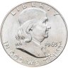 Купить США 50 центов (1/2 доллара, half dollar) 1963 D Franklin Half Dollar