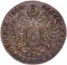 Купить Австрия 6 крейцеров 1800 B