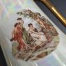 Купить Вазочка "Мадонна" с продолговатыми ручками, "Margarete Freitag", фарфор, деколь, люстр, золочение, ГДР, 1945-1956 гг.