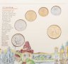 Купить Австрия 1995 официальный годовой набор из 6-ти  монет "1000 лет городу Кремс" в буклете