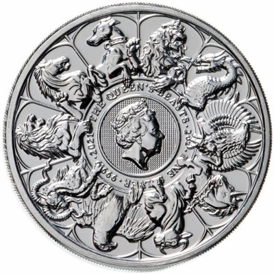 купить Великобритания 5 фунтов 2021 Звери Королевы