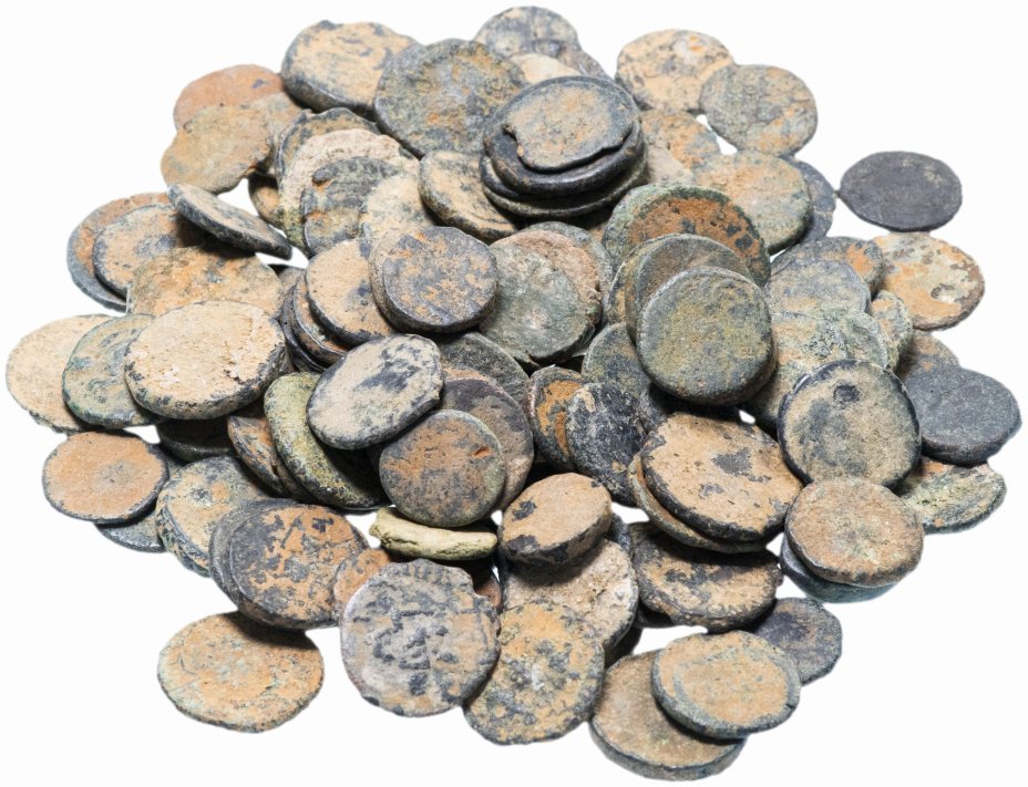 купить 108 монет Римской империи IV-V вв (состояние G)