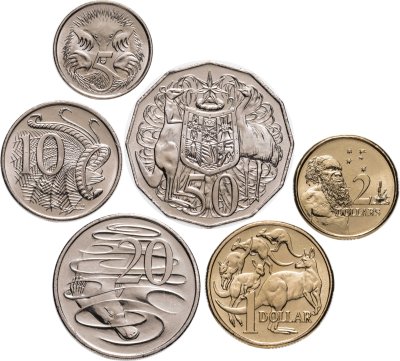 купить Австралия - годовой набор 5, 10, 20, 50 центов + 1, 2 доллара 2024 Чарльз 3