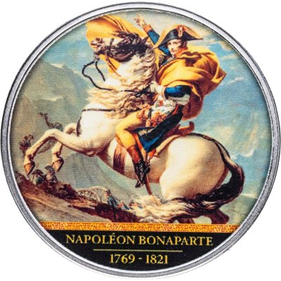 купить Камерун 500 франков 2021 "Наполеон Бонапарт" в футляре, с сертификатом