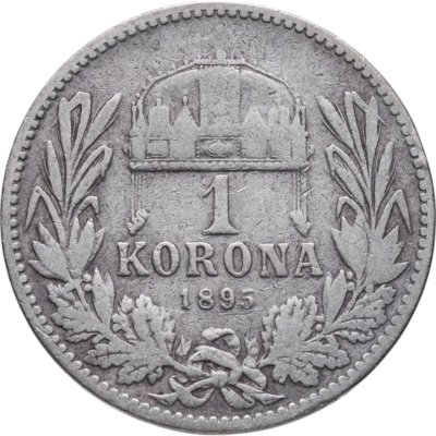 купить Австро-Венгрия 1 крона 1895, монета для Венгрии