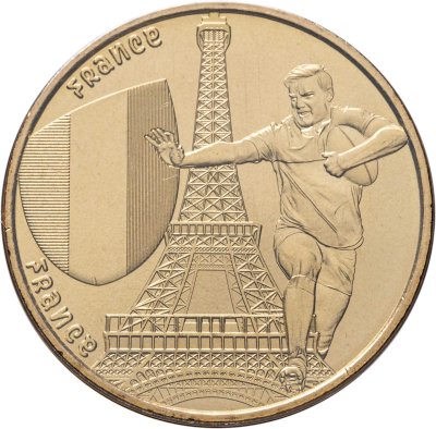 купить Франция 1/4 евро (euro) 2023 Чемпионат мира по регби 2023 - Сборная Франции