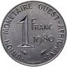 Купить Западная Африка (BCEAO) 1 франк (franc) 1980