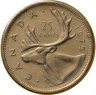 Купить Канада 25 центов (cents) 1975 в конверте с маркой