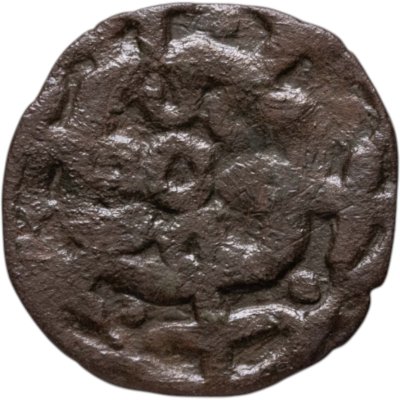 купить Анонимный пул, времени правления хана Джанибека, чекан Сарая ал Джедид (Цветочная розетка)