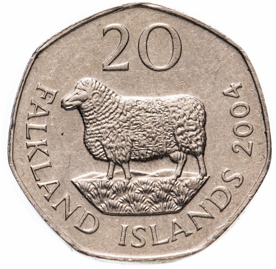 купить Фолклендские острова 20 пенсов (pence) 2004