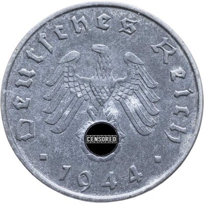 купить Германия, Третий рейх 10 рейхспфеннигов (reichspfennig) 1944, "А"