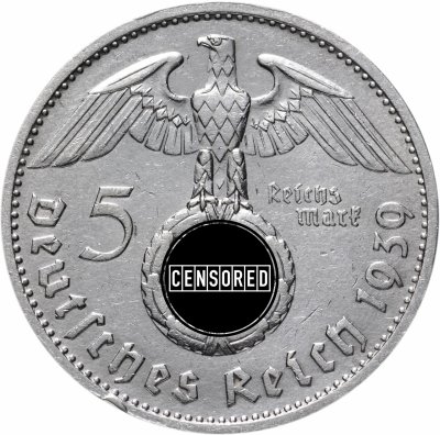 купить Германия (Третий рейх) 5 рейхсмарок 1939