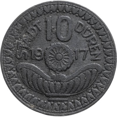 купить Германия "Дюрен" 10 пфеннигов 1917 нотгельд