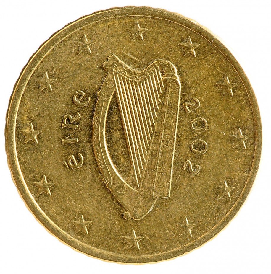 купить Ирландия 50 евро центов 2002